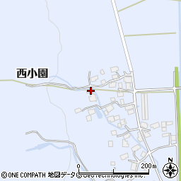 熊本県阿蘇市西小園467周辺の地図