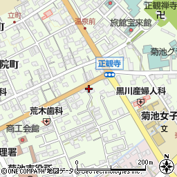熊本県菊池市西正観寺1049周辺の地図