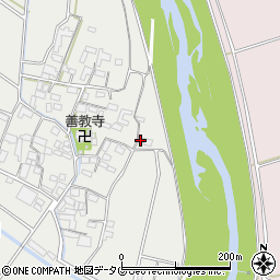 熊本県山鹿市鹿本町分田306-1周辺の地図