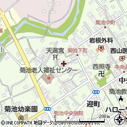 熊本県菊池市下町333周辺の地図