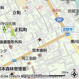熊本県菊池市西正観寺1020周辺の地図