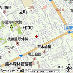 熊本県菊池市西正観寺1012周辺の地図