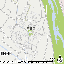 熊本県山鹿市鹿本町分田784周辺の地図