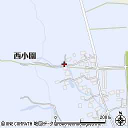 熊本県阿蘇市西小園443周辺の地図