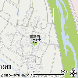 熊本県山鹿市鹿本町分田785周辺の地図