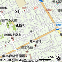 熊本県菊池市西正観寺1001周辺の地図