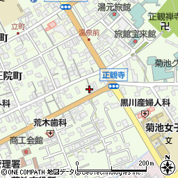 熊本県菊池市西正観寺1036周辺の地図