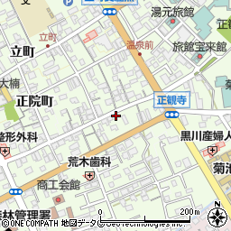 熊本県菊池市西正観寺1031周辺の地図