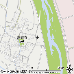 熊本県山鹿市鹿本町分田301周辺の地図