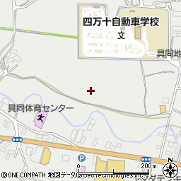高知県四万十市具同周辺の地図