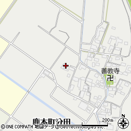 熊本県山鹿市鹿本町分田191周辺の地図