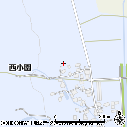 熊本県阿蘇市西小園436周辺の地図