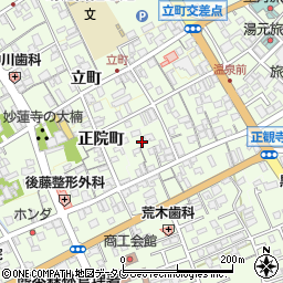 熊本県菊池市西正観寺1002周辺の地図