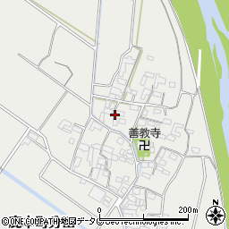 熊本県山鹿市鹿本町分田523周辺の地図