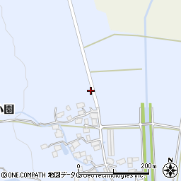 熊本県阿蘇市西小園156周辺の地図