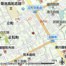 熊本県菊池市西正観寺984周辺の地図
