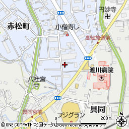 株式会社遠藤青汁高知センター　中村営業所周辺の地図