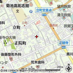 熊本県菊池市西正観寺935周辺の地図