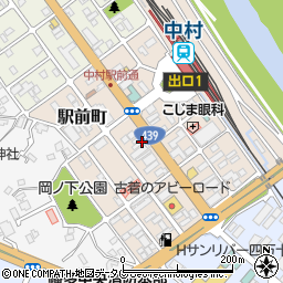 高知県四万十市駅前町周辺の地図