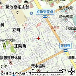 熊本県菊池市西正観寺947周辺の地図