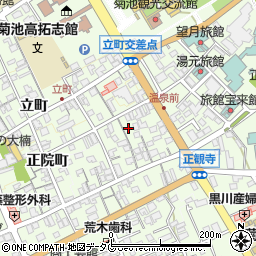 熊本県菊池市西正観寺980周辺の地図