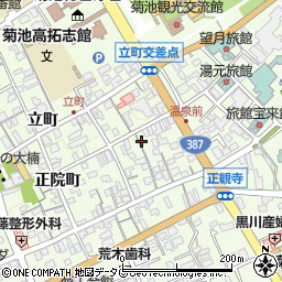 熊本県菊池市西正観寺979周辺の地図