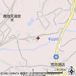 熊本県荒尾市平山2447周辺の地図