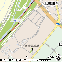 熊本県菊池市七城町台周辺の地図