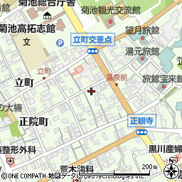 熊本県菊池市西正観寺977周辺の地図
