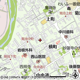 熊本県菊池市中町125-2周辺の地図