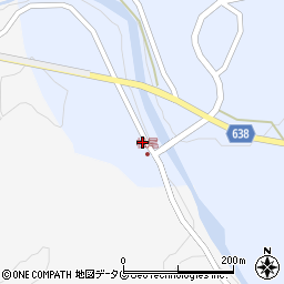大分県竹田市下坂田169-1周辺の地図