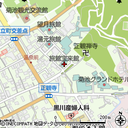 旅館宝来館周辺の地図