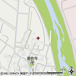 熊本県山鹿市鹿本町分田552周辺の地図