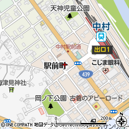 四国銀行中村支店 ＡＴＭ周辺の地図