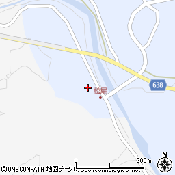 大分県竹田市下坂田54-1周辺の地図