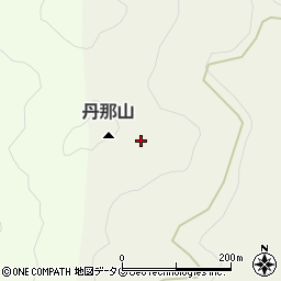 丹那山周辺の地図