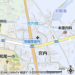 熊本県荒尾市宮内80周辺の地図
