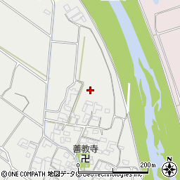熊本県山鹿市鹿本町分田597周辺の地図