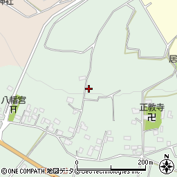 熊本県菊池市七城町辺田周辺の地図