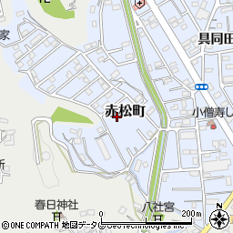 高知県四万十市赤松町周辺の地図