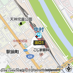 中村駅案内所周辺の地図