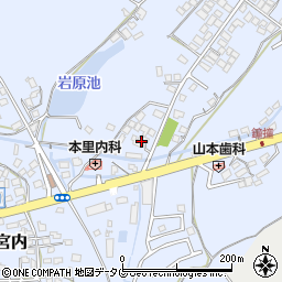 熊本県荒尾市宮内736-1周辺の地図