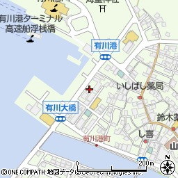 有川タクシー周辺の地図