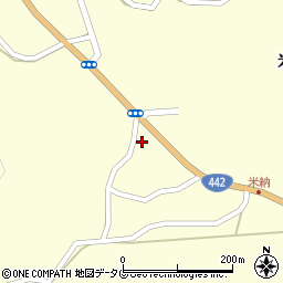 大分県竹田市米納611-1周辺の地図