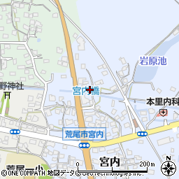 宮内橋周辺の地図