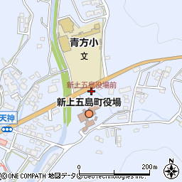 新上五島役場前周辺の地図