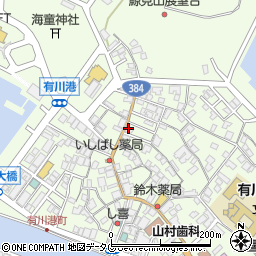 めがねの丸善時計店周辺の地図