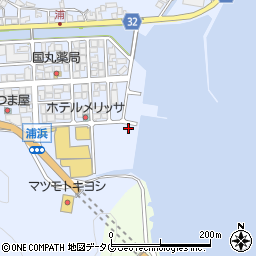 長崎県南松浦郡新上五島町浦桑郷1402周辺の地図