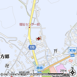 新上五島町総合福祉センター周辺の地図