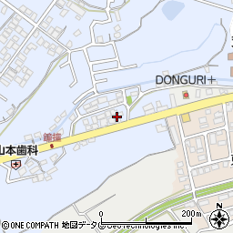 浦川自動車周辺の地図